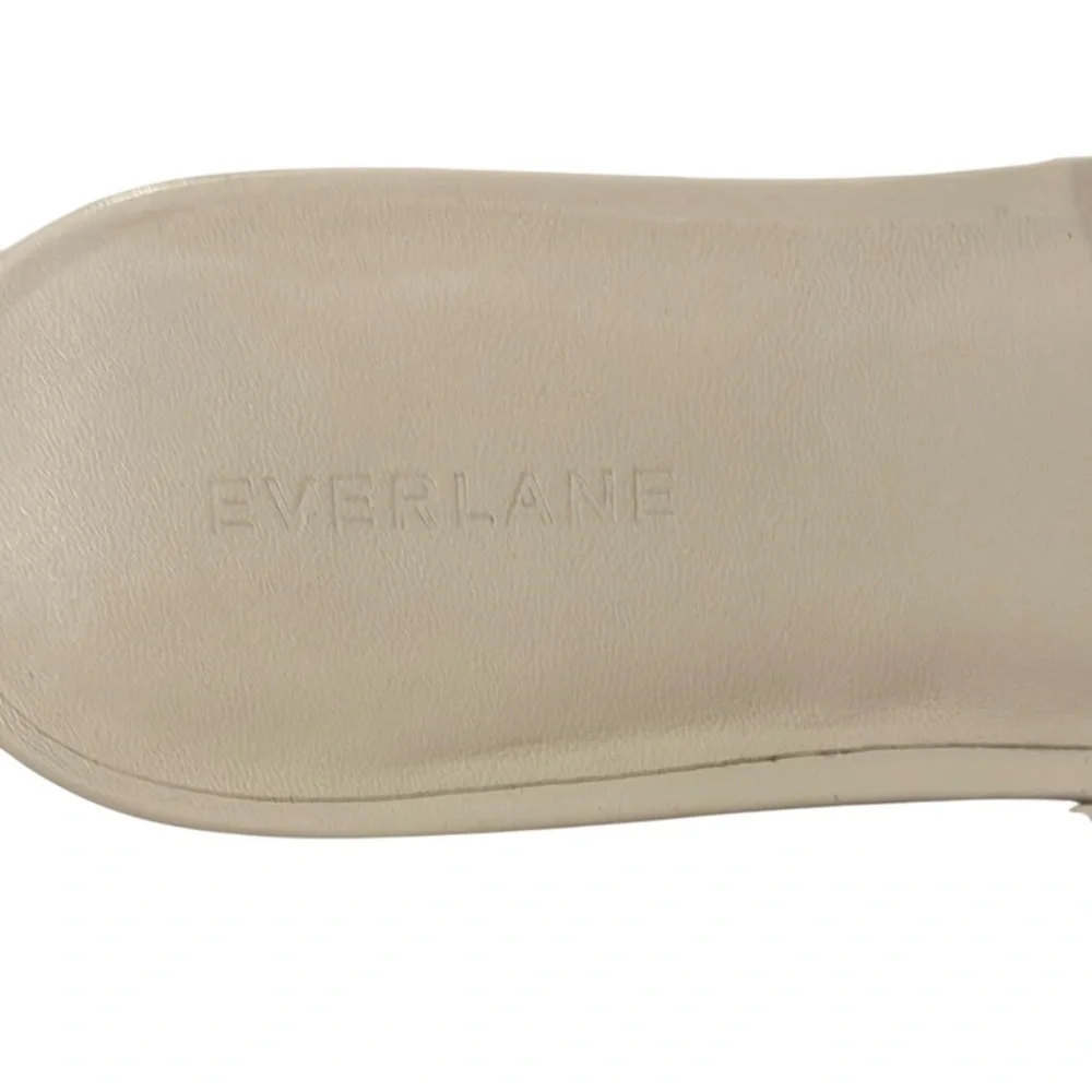 EVERLANE The Double Strap Slip-On Edgy Leather Boho Sandal 10.5 - Picture 8 of 15